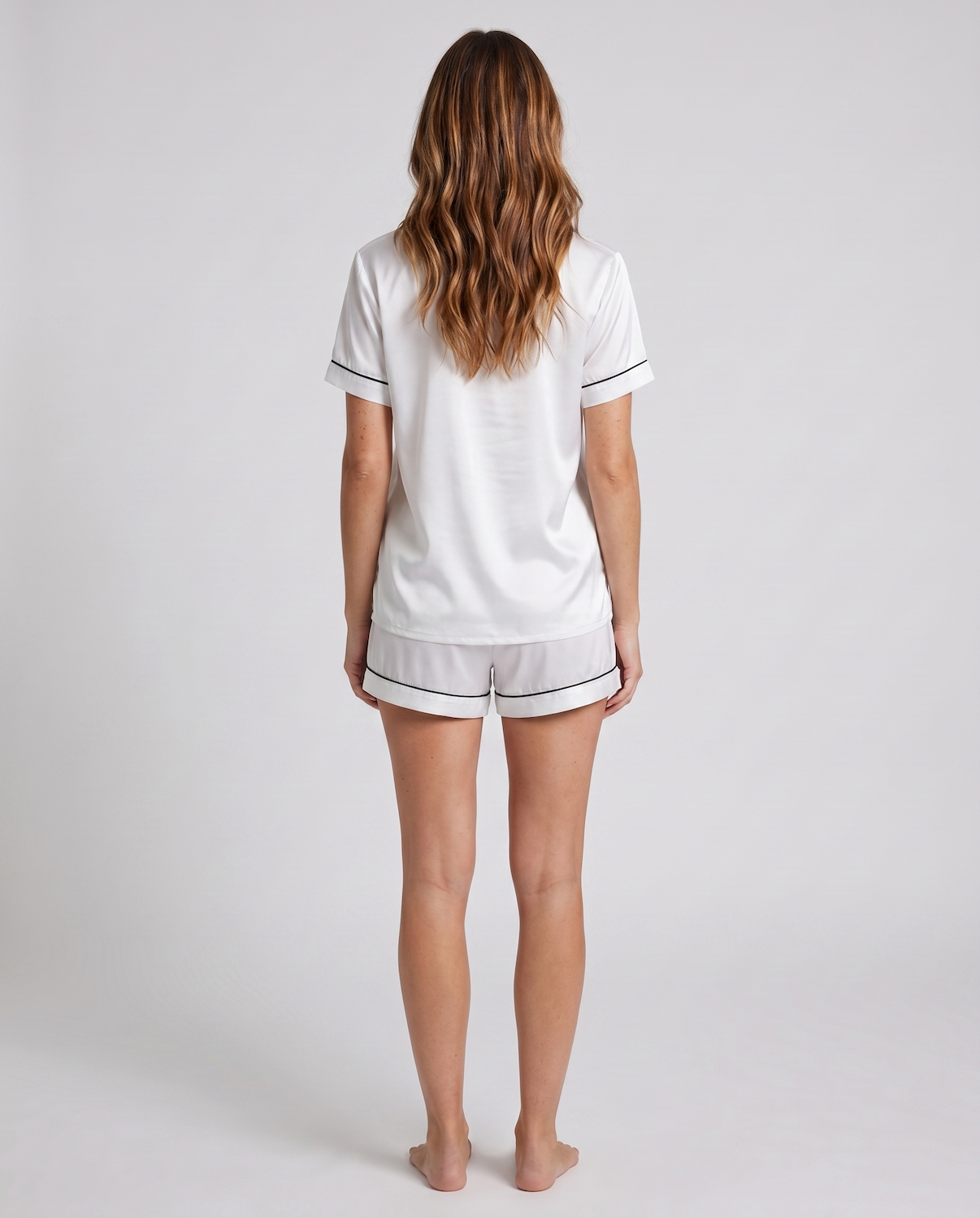 100% Mulberry Silk Short Sleepwear Set