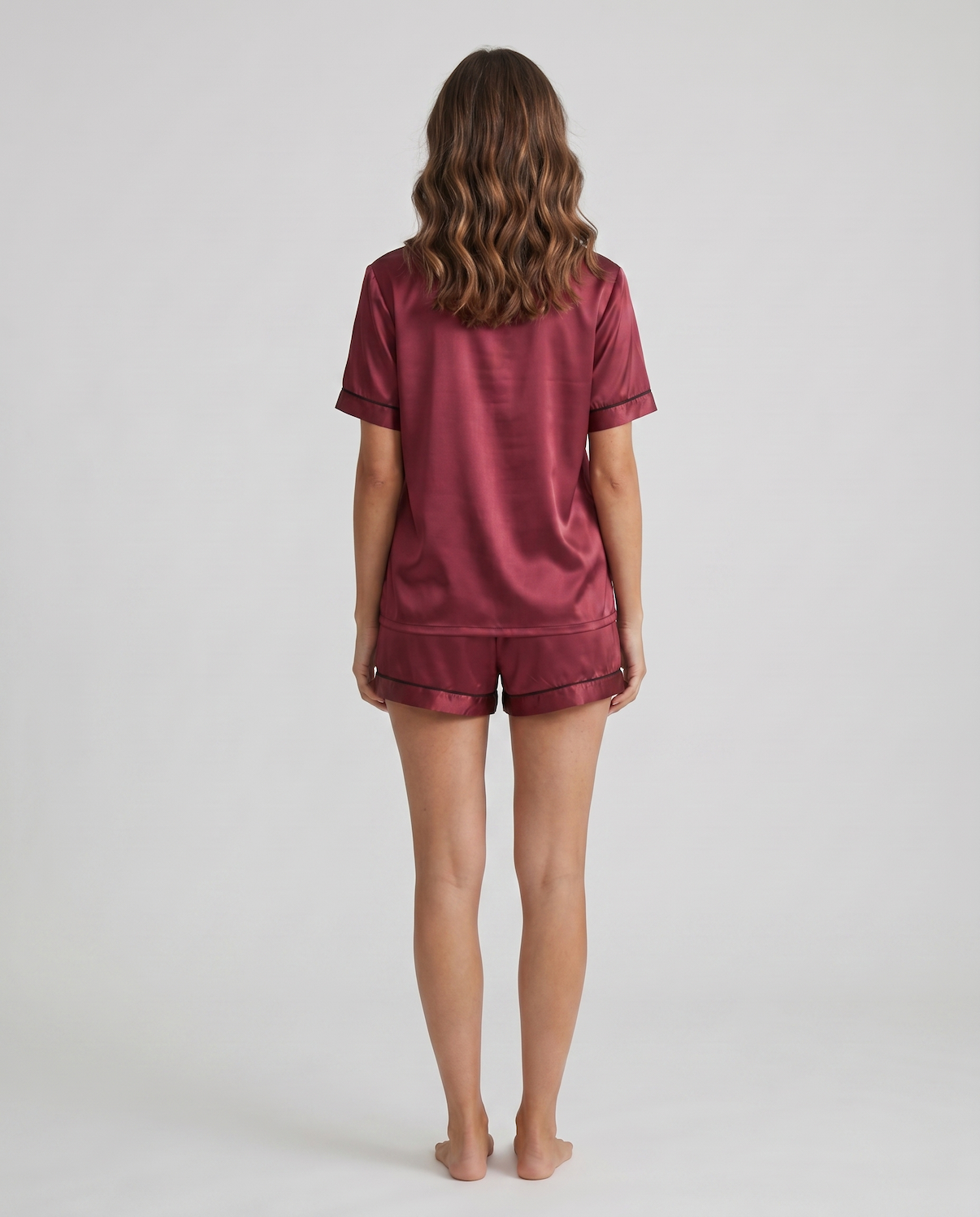 100% Mulberry Silk Short Sleepwear Set
