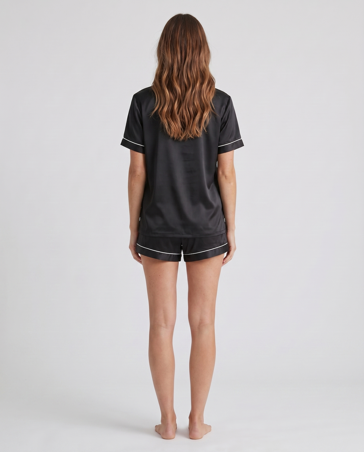 100% Mulberry Silk Short Sleepwear Set