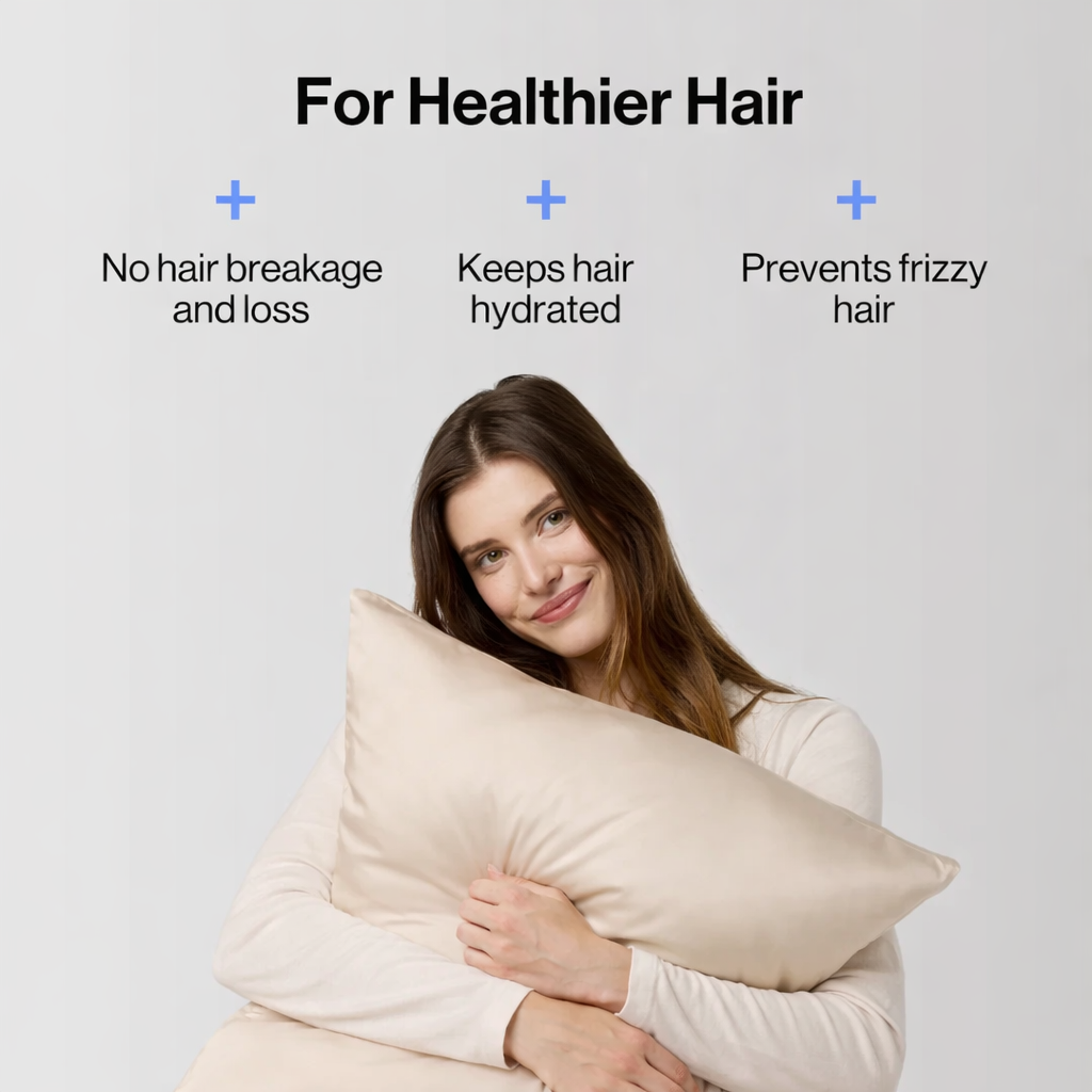 Silk Pillowcase Beige