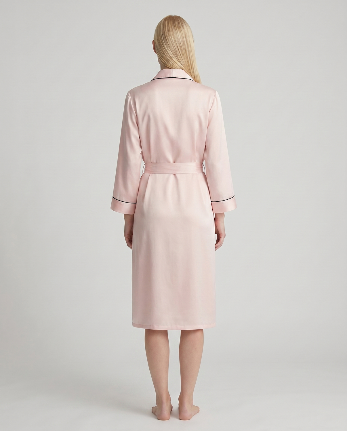 Silk Nightgown with Pockets