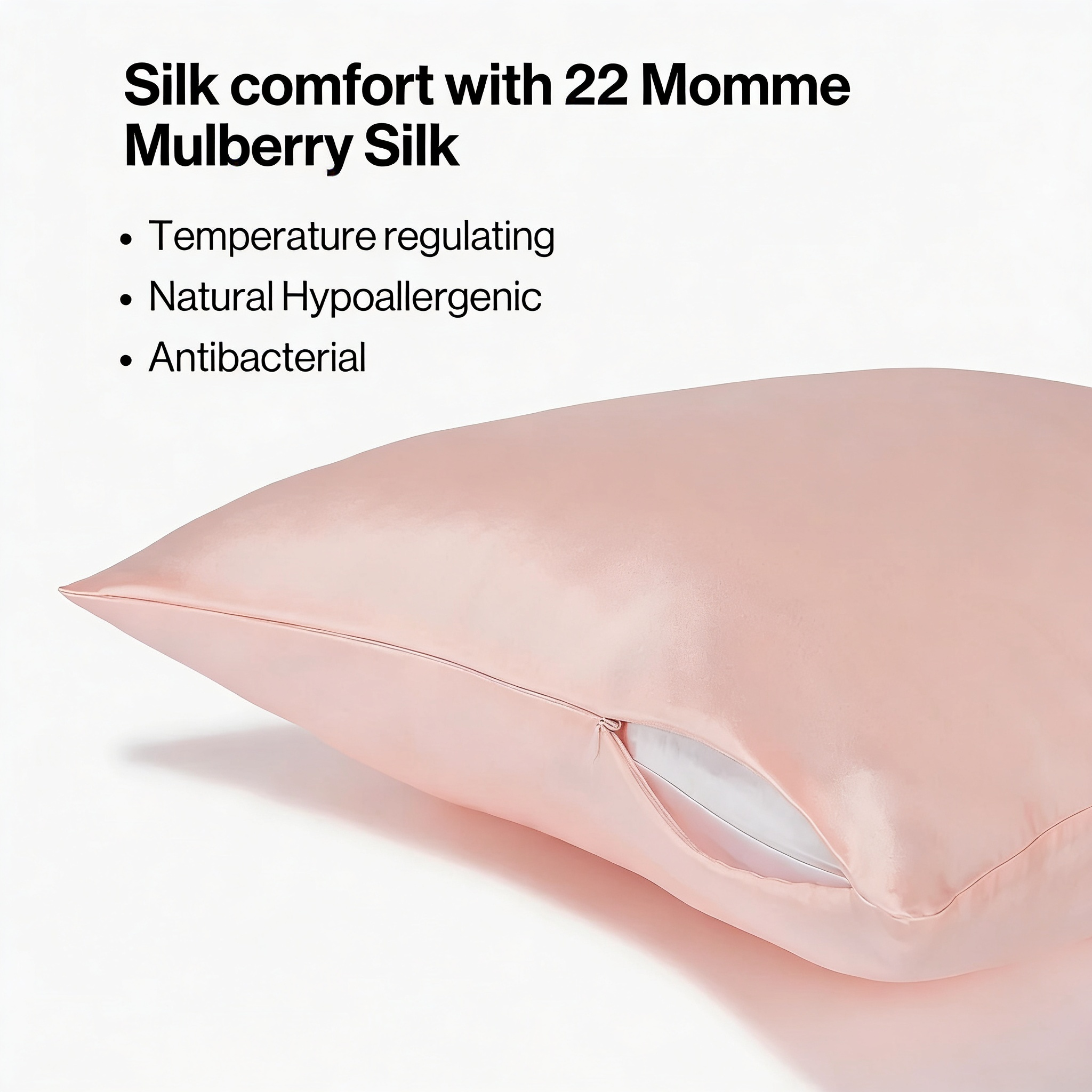 Silk Pillowcase Pink